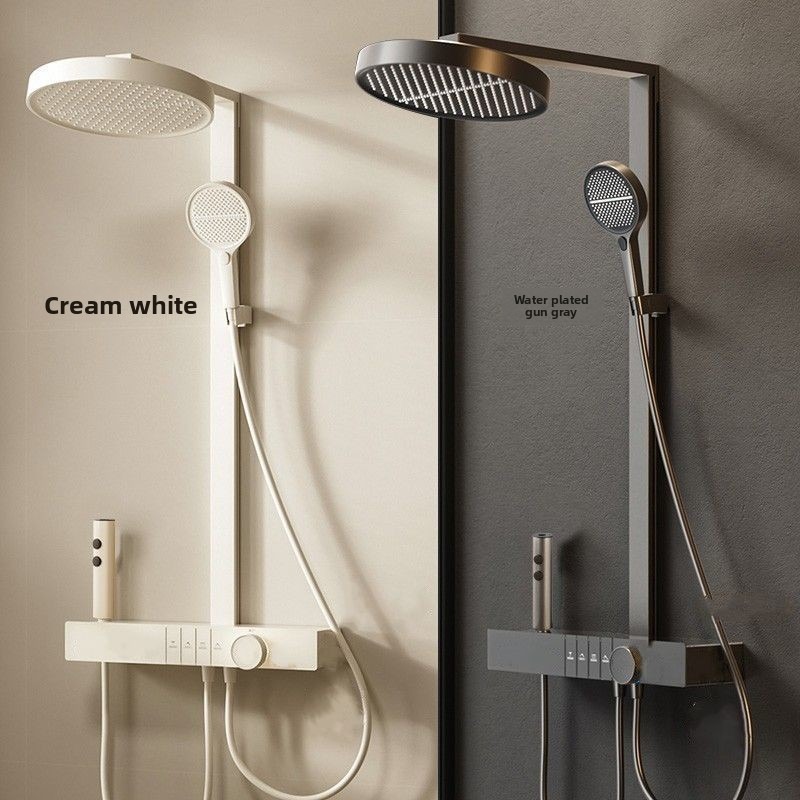 Spa & Wellness Earth City Москва - Thermostatic Wall Mounted Shower System Seamless