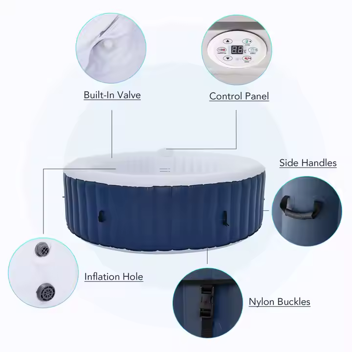 Outdoor Use 6 Person Round Inf - Spa & Wellness Earth City Москва ulasan dan harga