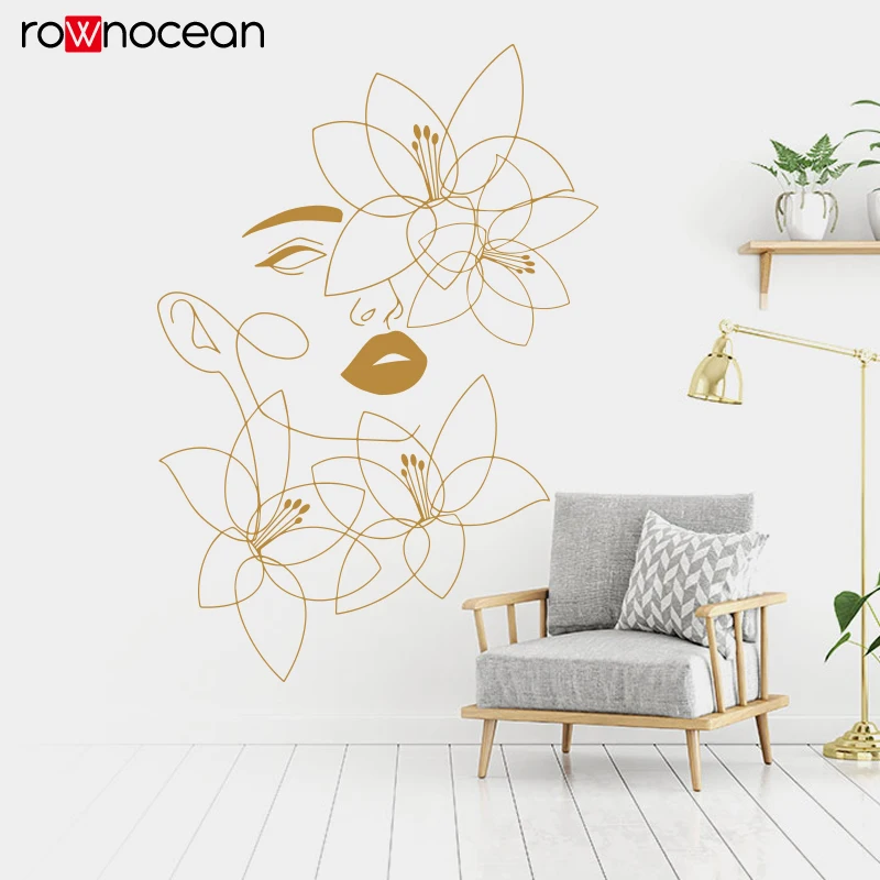 One Line Wall Decals Beauty Wa - Spa Wellness Europe ulasan dan harga